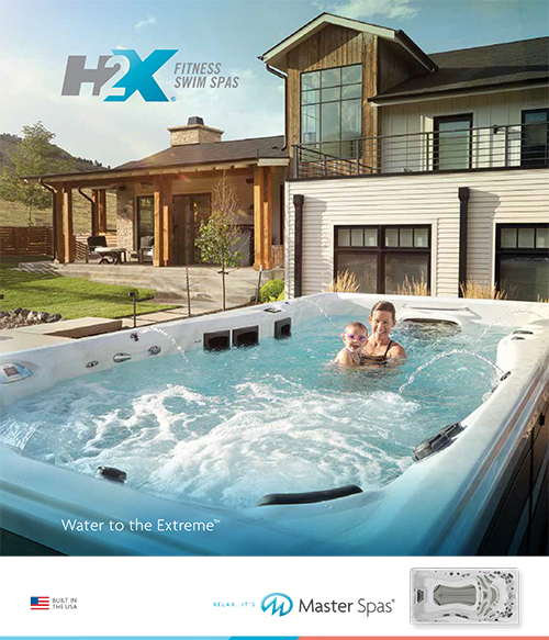 H2X zwemspa brochure cover