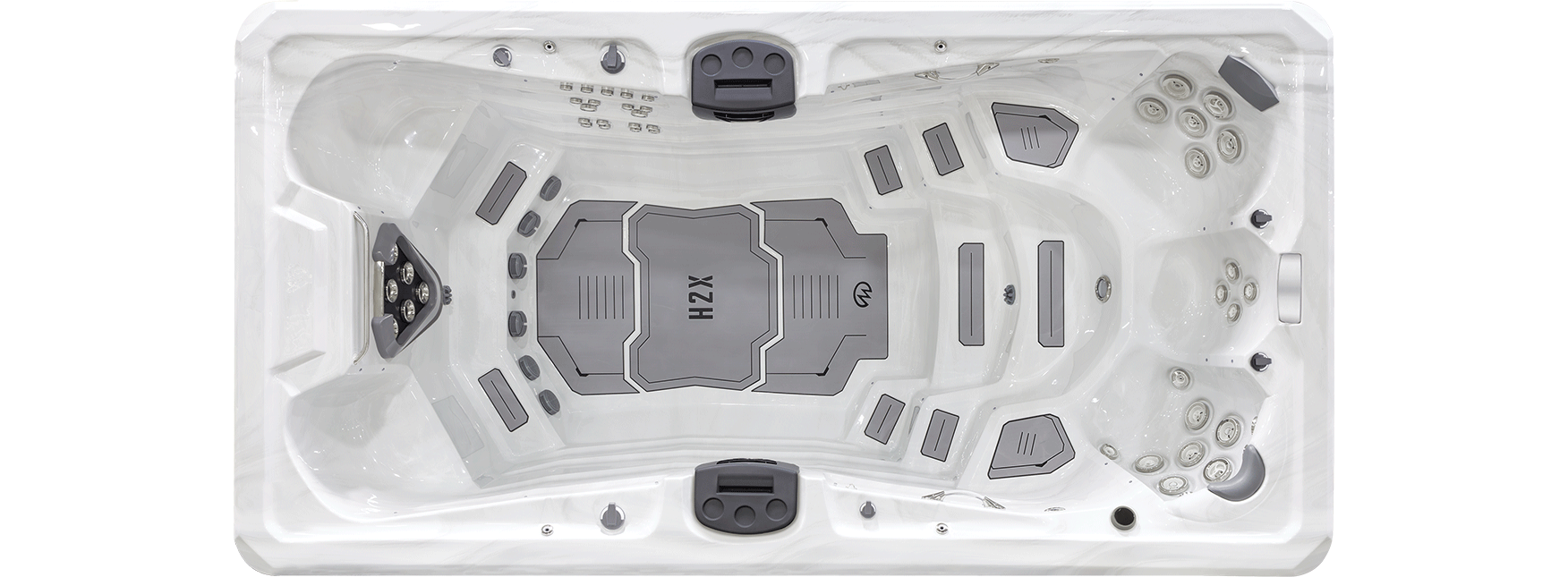 H2X Zwemspa Challenger 15 D met Temp+ Regeling